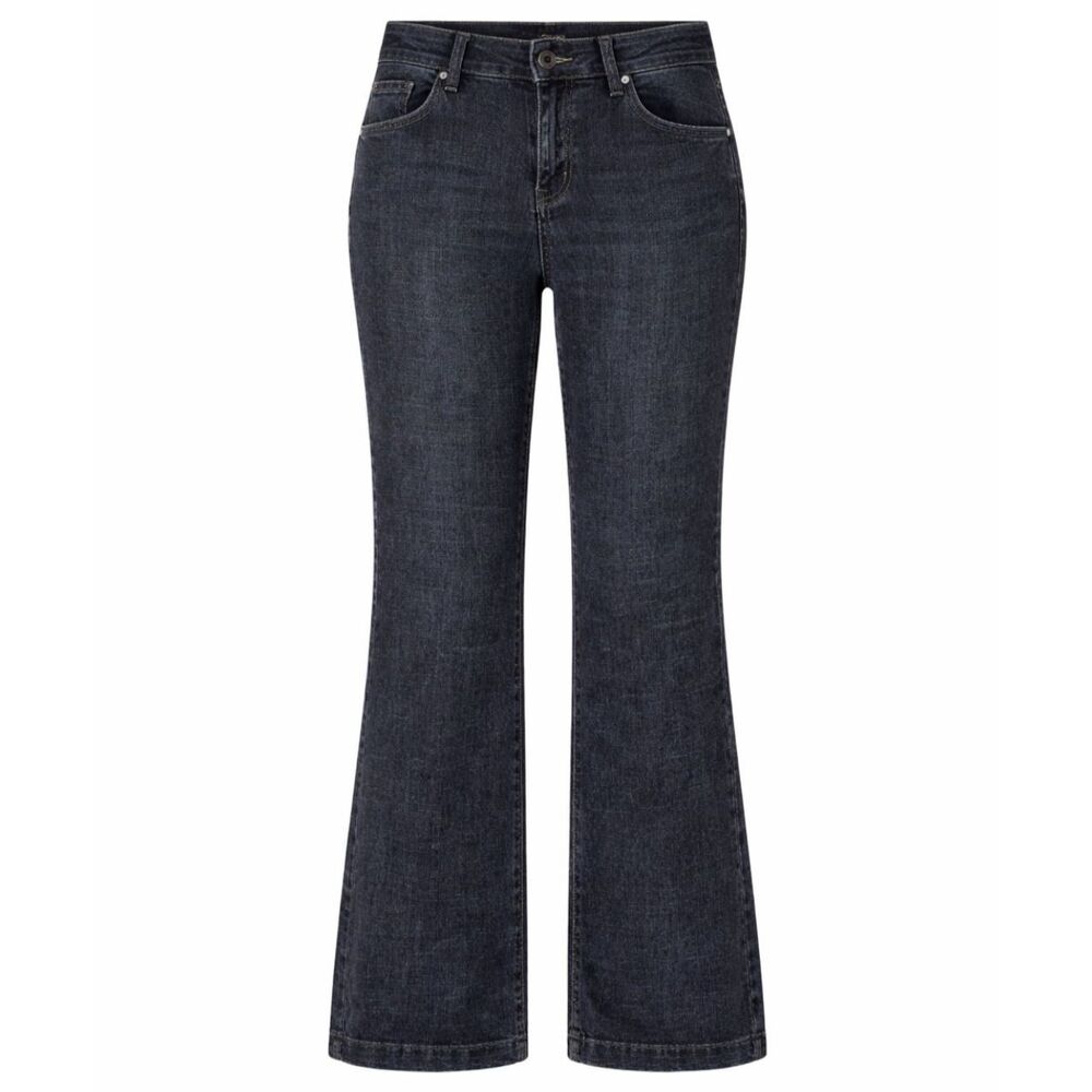 WHBM CASUAL CLASSIC EVERYDAY STRETCH WIDE LEG TROUSER OFFICE DENIM JEANS SZ.14S